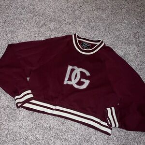 Dolce & Gabbana cropped logo crewneck sweatshirt